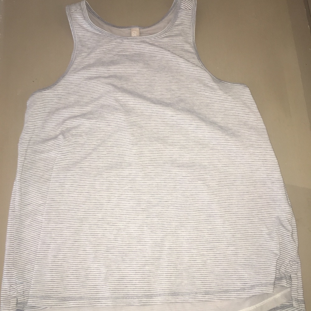 Athleta striped comfy tank top